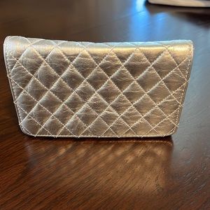 Silver clutch or crossbody
